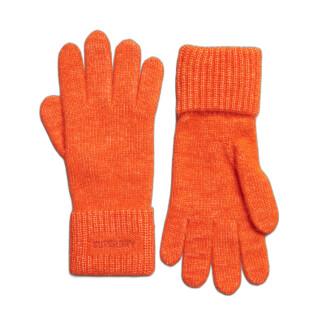 Ribbade handskar för kvinnor Superdry Essential