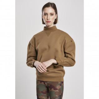 Sweatshirt för kvinnor Urban Classics turtleneck crew (grandes tailles)