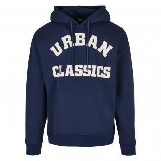Sweatshirt med huva Urban Classics college print