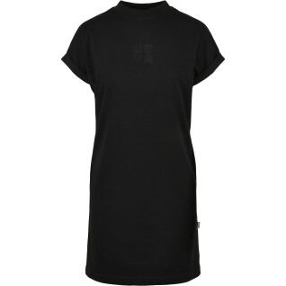 T-shirtklänning för kvinnor Urban Classics cut on sleeve printed (Grandes tailles)