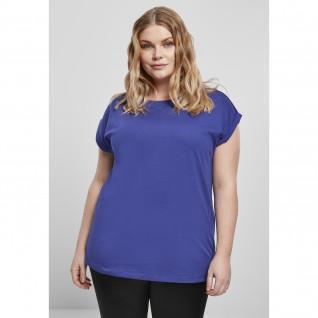 T-shirt för kvinnor Urban Classics extended shoulder (grandes tailles)