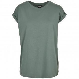 T-shirt för kvinnor Urban Classics Extended Shoulder Tee