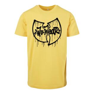 Kortärmad T-shirt Urban Classics Wu Wear Dripping Logo