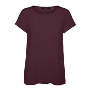 Kortärmad T-shirt för kvinnor Vero Moda Vmbecca Plain