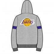 Sweatshirt med dragkedja New Era NBA Los Angeles Lakers