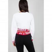 Sweatshirt för kvinnor Alpha Industries RBF Cropped