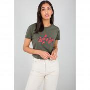 T-shirt för kvinnor Alpha Industries Flock Flower Print