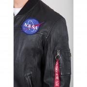 Jacka Alpha Industries MA-1 LW NASA Leather