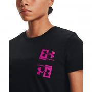 T-shirt för kvinnor Under Armour à manches courtes et motif