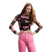 T-shirt för kvinnor Desigual Pink panther