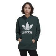 Sweatshirt med huva för kvinnor adidas Originals Trefoil Adicolor
