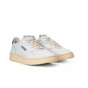 Tränare Autry Medalist LL12 Leather White/Navy Blue