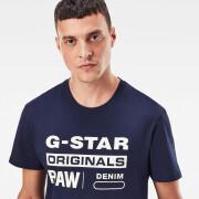 Kortärmad T-shirt G-Star Graphic 8 r t
