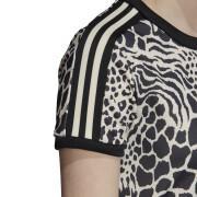 Crop T-shirt för kvinnor adidas Leopard