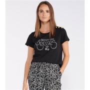 Kortärmad T-shirt för kvinnor Le Temps des cerises Aneka