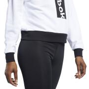 Sweatshirt för kvinnor Reebok Workout Ready Big Logo Cover-Up
