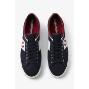 Turnskor i twill Fred Perry Underspin tipped cuff