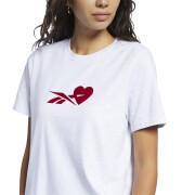 T-shirt för kvinnor Reebok Valentine Graphic