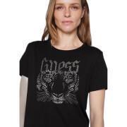 T-shirt för kvinnor Guess Logo Tiger Easy