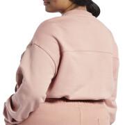 Sweatshirt för kvinnor Reebok Classics Cotton French Terry Cover-Up (Plus Size)
