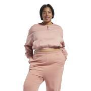 Sweatshirt för kvinnor Reebok Classics Cotton French Terry Cover-Up (Plus Size)