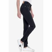 Skinny jeans med hög midja för kvinnor Le Temps des cerises ultra pulp N°0