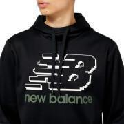 Sweatshirt med huva och fleece New Balance Tenacity Performance