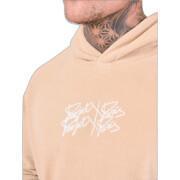Fleece-hoodie med dubbla logotyper Project X Paris