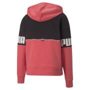 Sweatshirt med huva för kvinnor Puma Power Colorblock TR