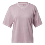 Naturfärgad T-shirt med rak skärning för kvinnor Reebok Classics