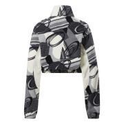 Sweatshirt med tryck och 1/2 dragkedja för kvinnor Reebok Classic