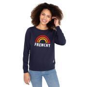 Sweatshirt med rund halsringning för kvinnor French Disorder Frenchy