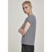 Urban Classic Baby Stripe T-shirt i klassiskt garn för damer